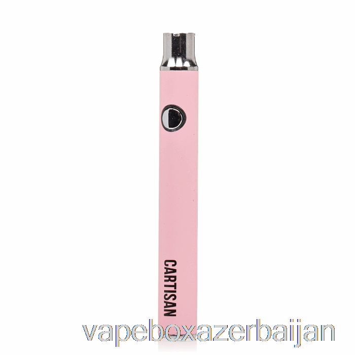 Vape Baku Cartisan Button VV 350 510 Battery Pink